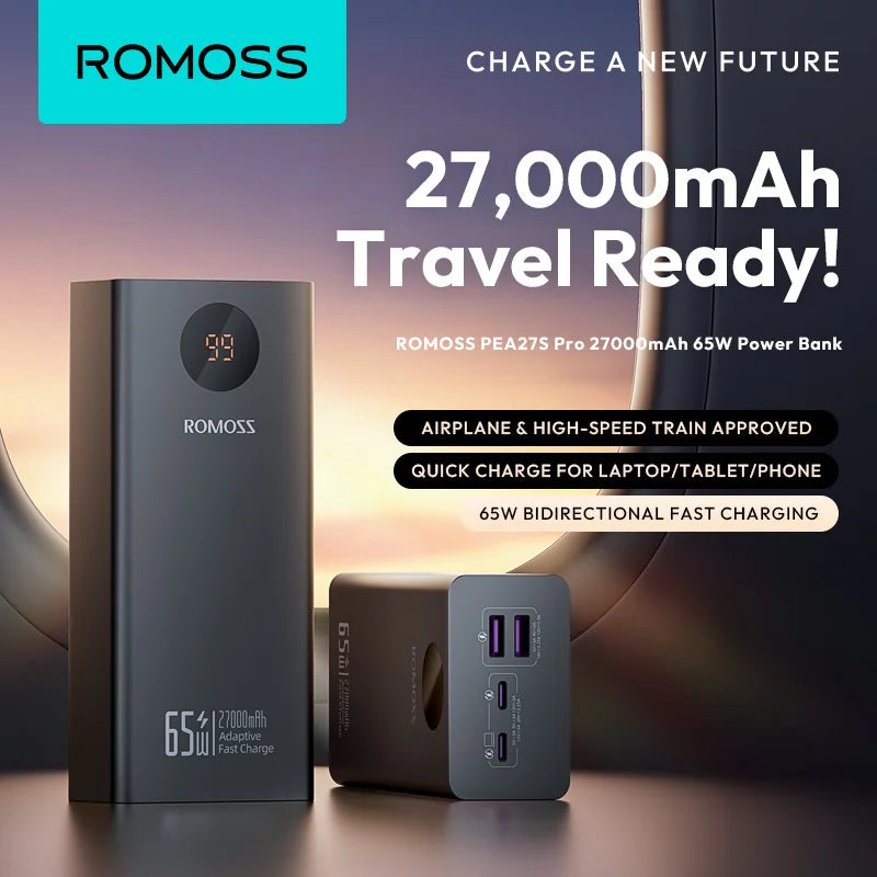 Romoss PEA27S PRO Power Bank 27.000mAh, 65W