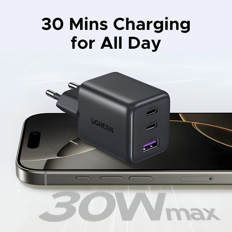 UGREEN GaN USB-C Charger, 30W