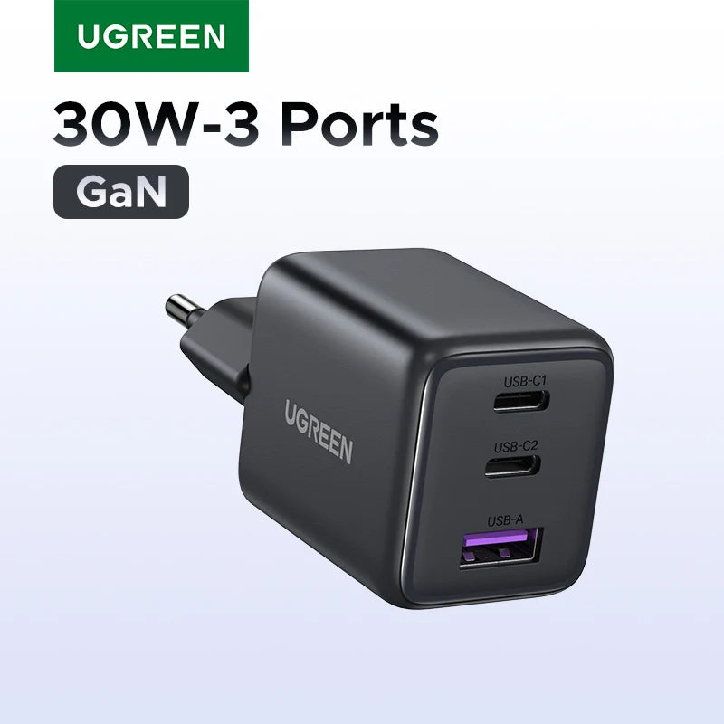 UGREEN GaN USB-C Charger, 30W