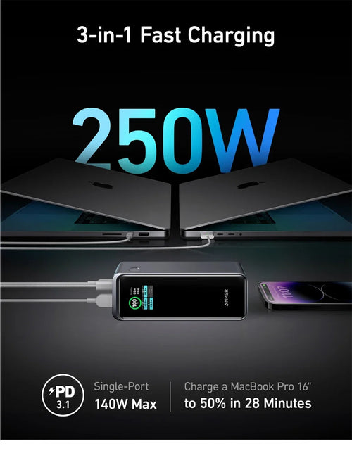 Anker Prime 27.650 mAh Power Bank, 250W